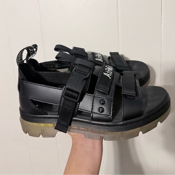 Dr. Martens Black Adjustable Strap Sandals - Picture 4 of 11